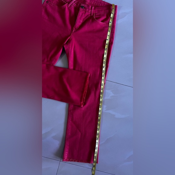 Pilcro and the letterpress Women’s Mid-Rise Ankle Jeans Pants 25 Pink - Picture 11 of 14